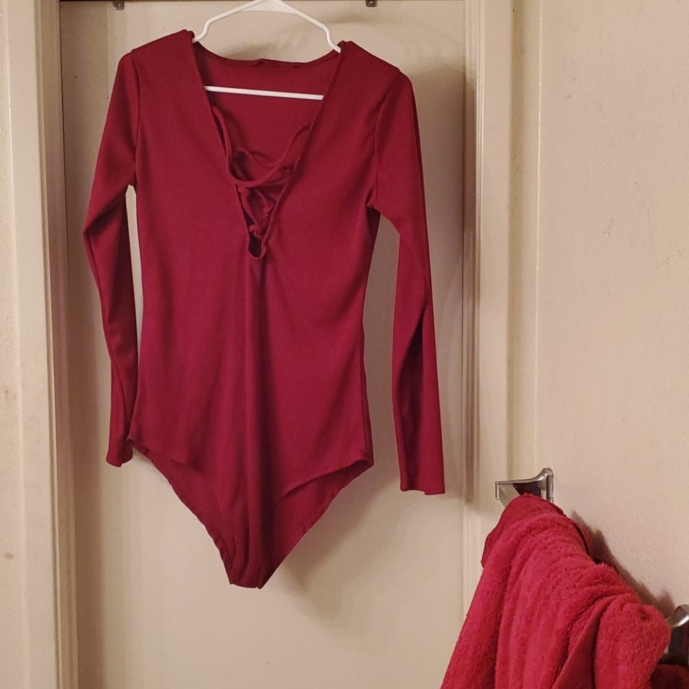 Bodysuit without the buttons in the bottom